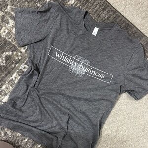 Gray Whiskey Business T-Shirt Canvas brand